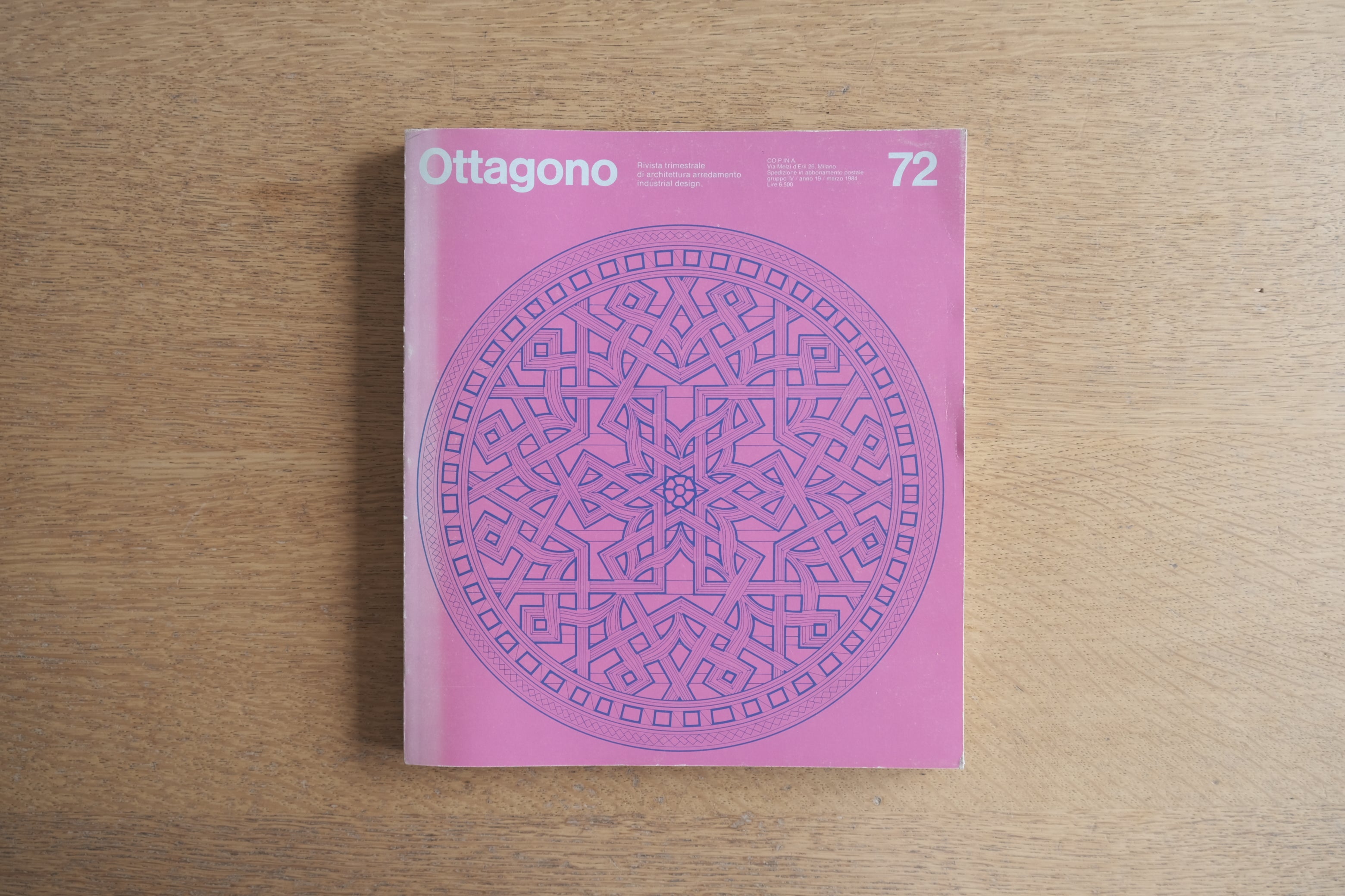 【Ottagono 72号】1984年3月号｜イタリア建築・インダストリアルデザイン専門誌／アアルト・エンツォ・マリ・アレッシィ特集