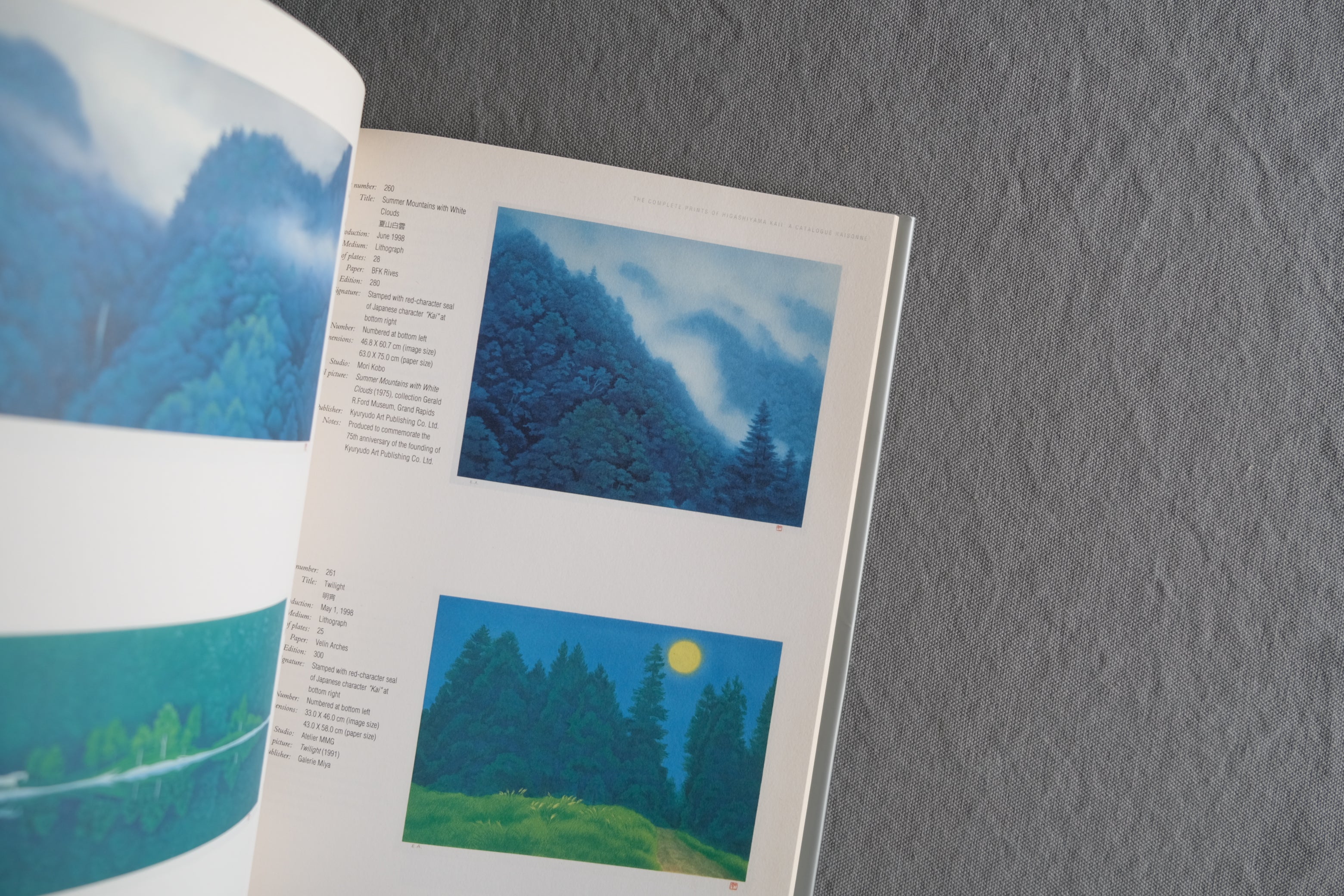 東山魁夷 全版画集 英語版｜The Complete Prints of Higashiyama Kaii｜カタログ・レゾネ