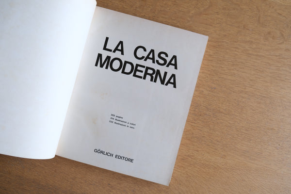 洋書 LA CASA MODERNA Gorlich Editore