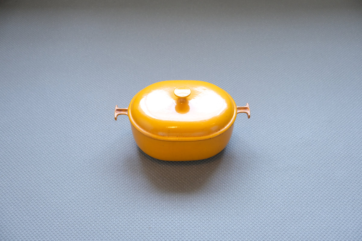 ヴィンテージ Le Creuset ル・クルーゼ × Enzo Mari エンツォ・マリ La Mama オーバルキャセロール フランス製