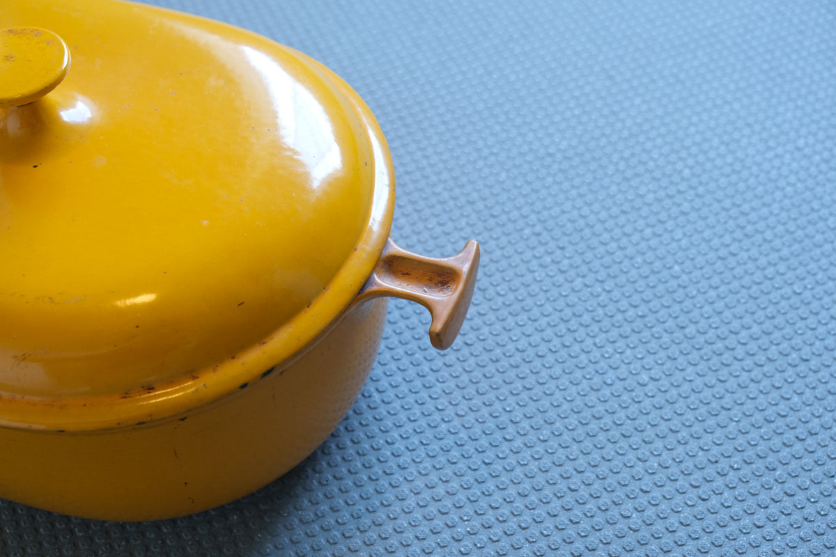 ヴィンテージ Le Creuset ル・クルーゼ × Enzo Mari エンツォ・マリ La Mama オーバルキャセロール フランス製