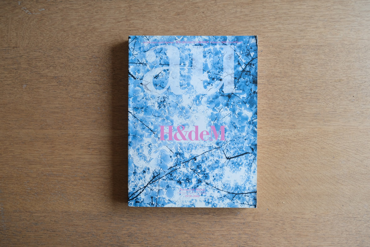 a+u臨時増刊 H&deM ヘルツォーク・アンド・ド・ムーロン 1978-2002｜Herzog & de Meuron