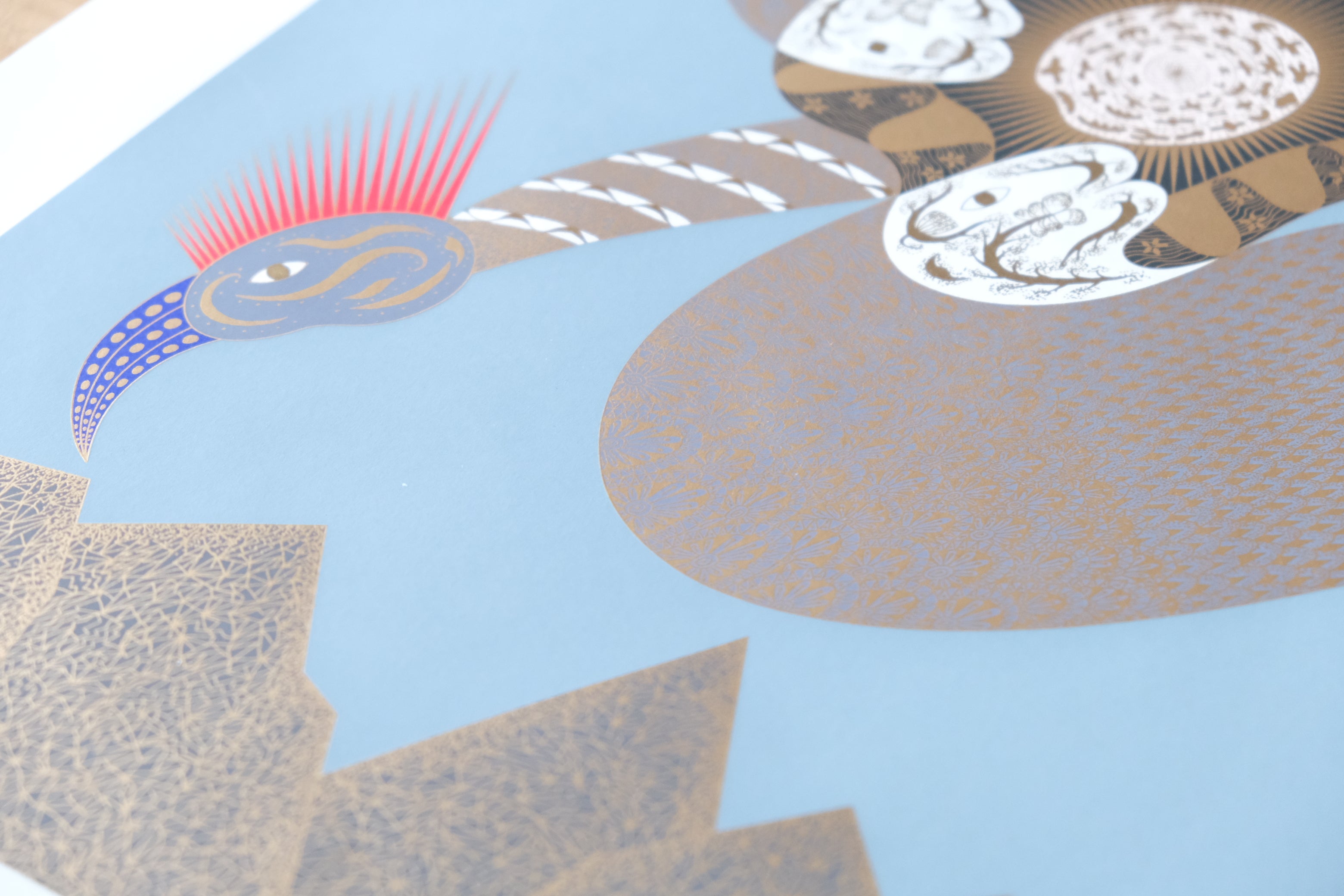 サイン入り】永井一正 リトグラフ 2｜自然と暮らしに寄り添うアート