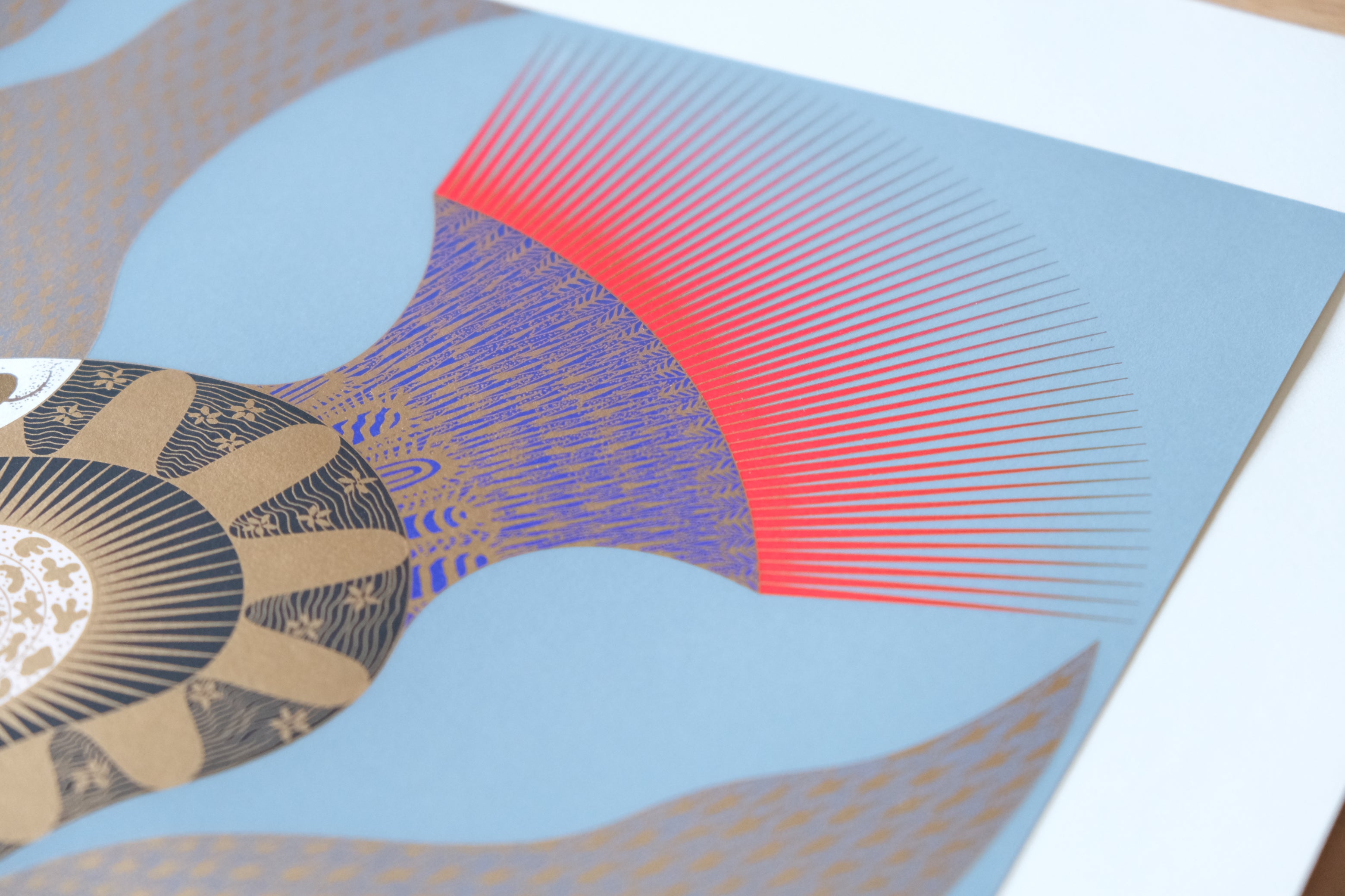 サイン入り】永井一正 リトグラフ 2｜自然と暮らしに寄り添うアート