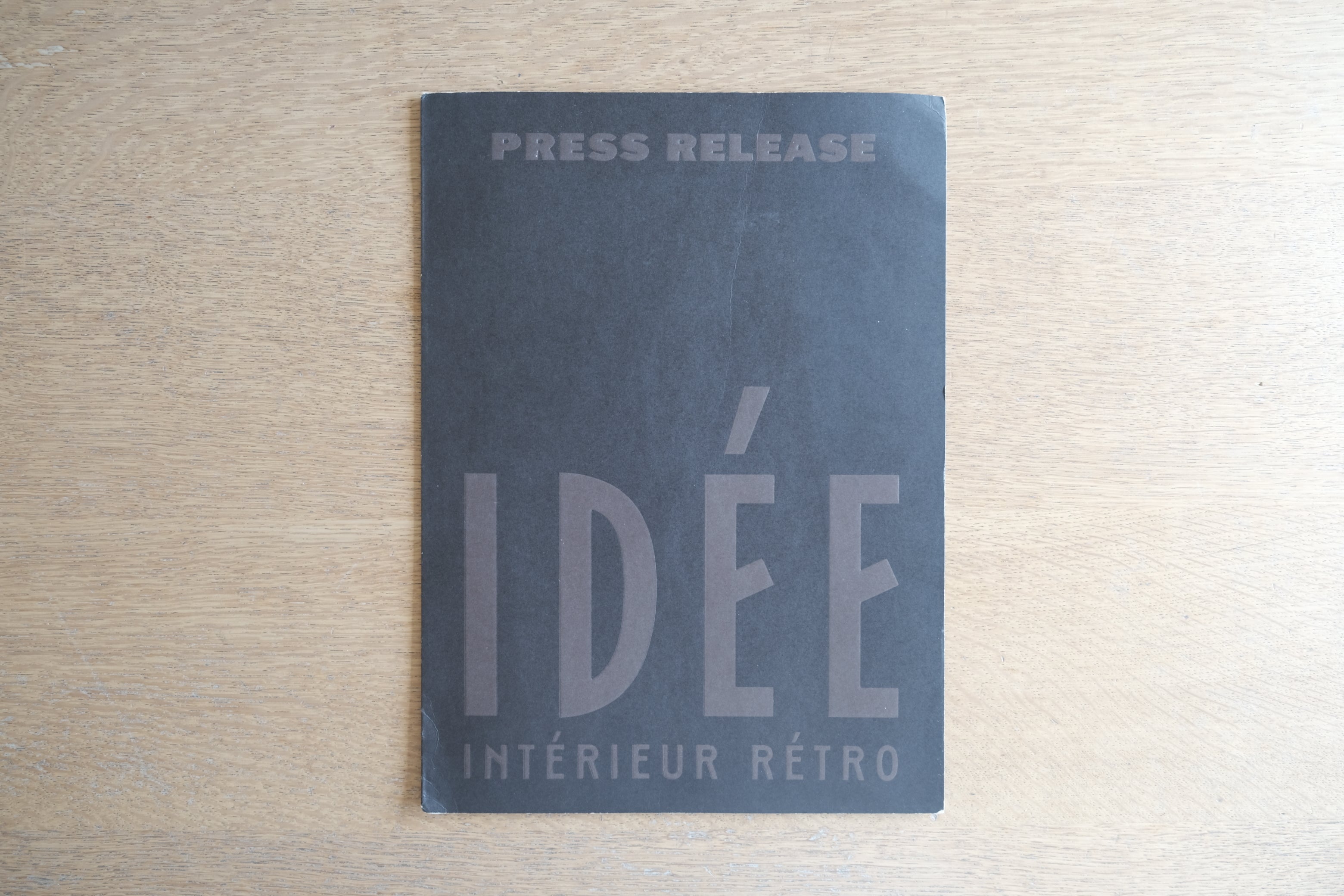 IDÉE プレスリリース 1989年 | Marc Newson / Philippe Starck / Serge Mouille / Shinichiro Yoshida