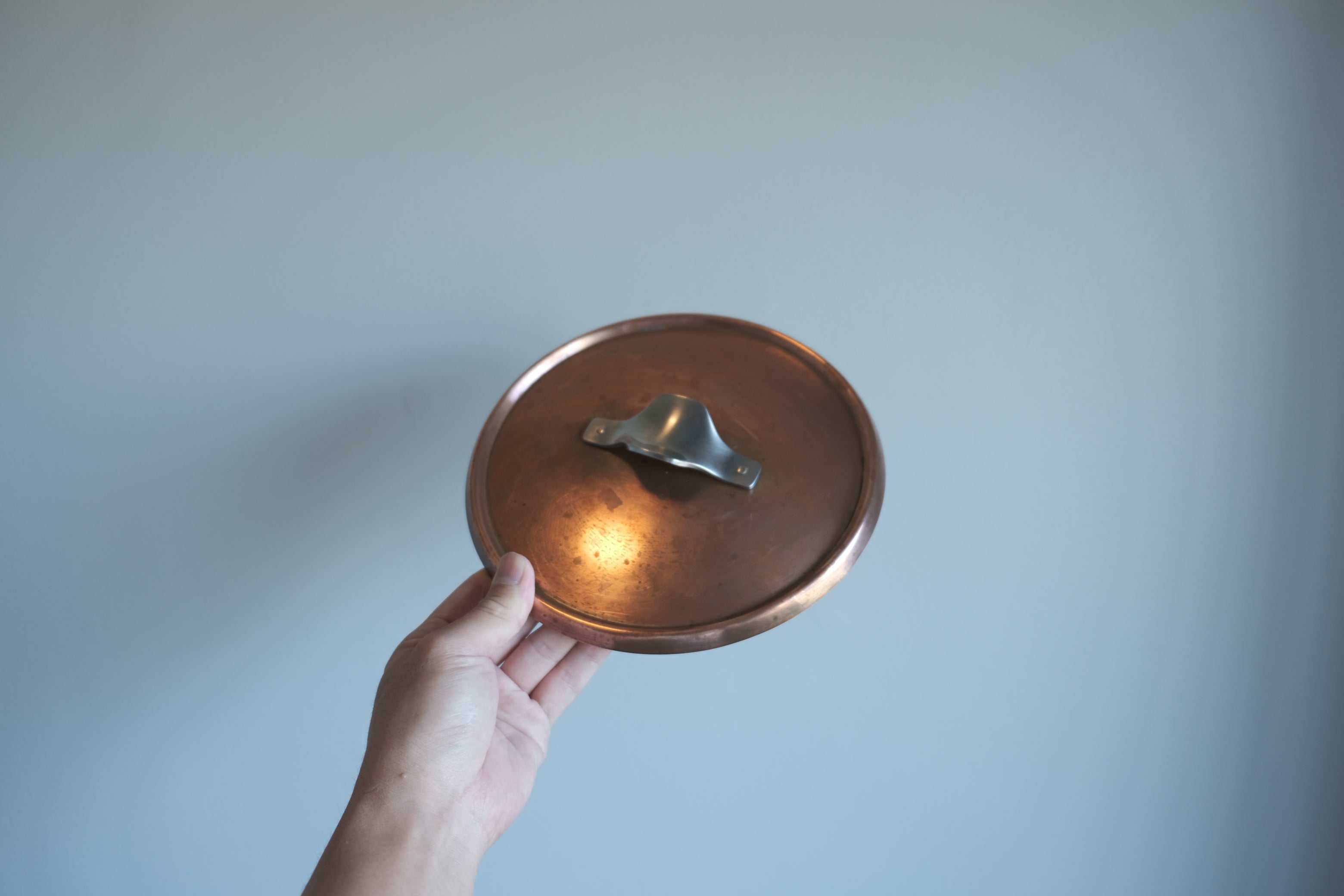 Henning Koppel × Georg Jensen「Taverna」銅鍋 蓋付き 小サイズ 北欧デザイン