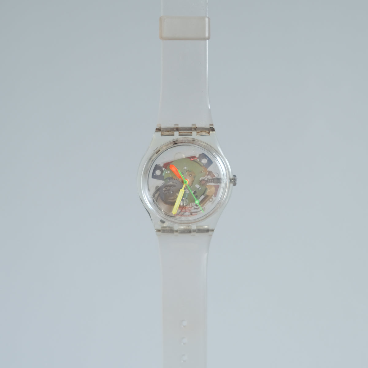 Swatch JELLY PIANO GZ159｜レンゾ・ピアノ 1999｜スケルトン クリア 