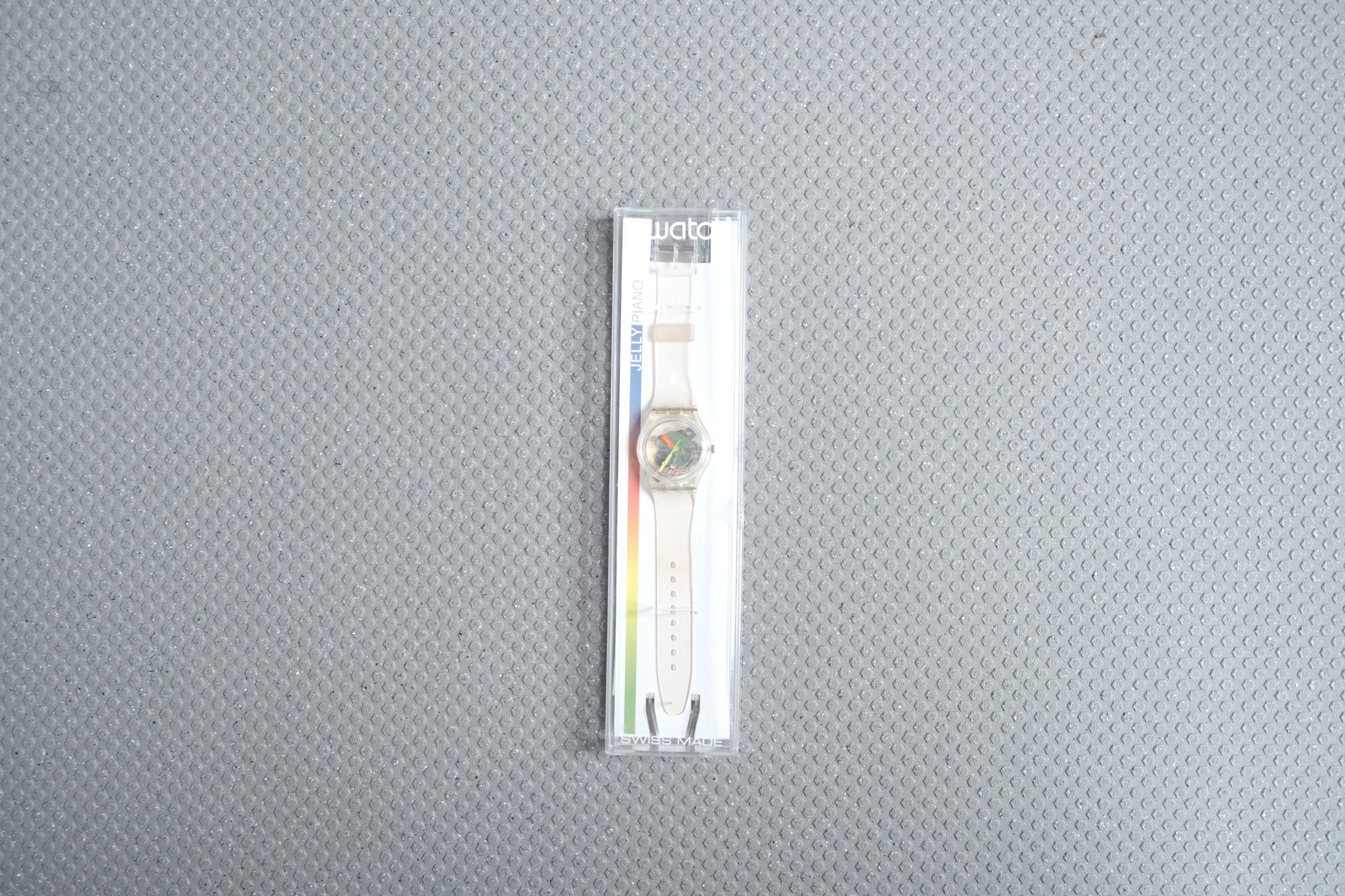 Swatch JELLY PIANO GZ159｜レンゾ・ピアノ 1999｜スケルトン クリア クォーツ 34mm