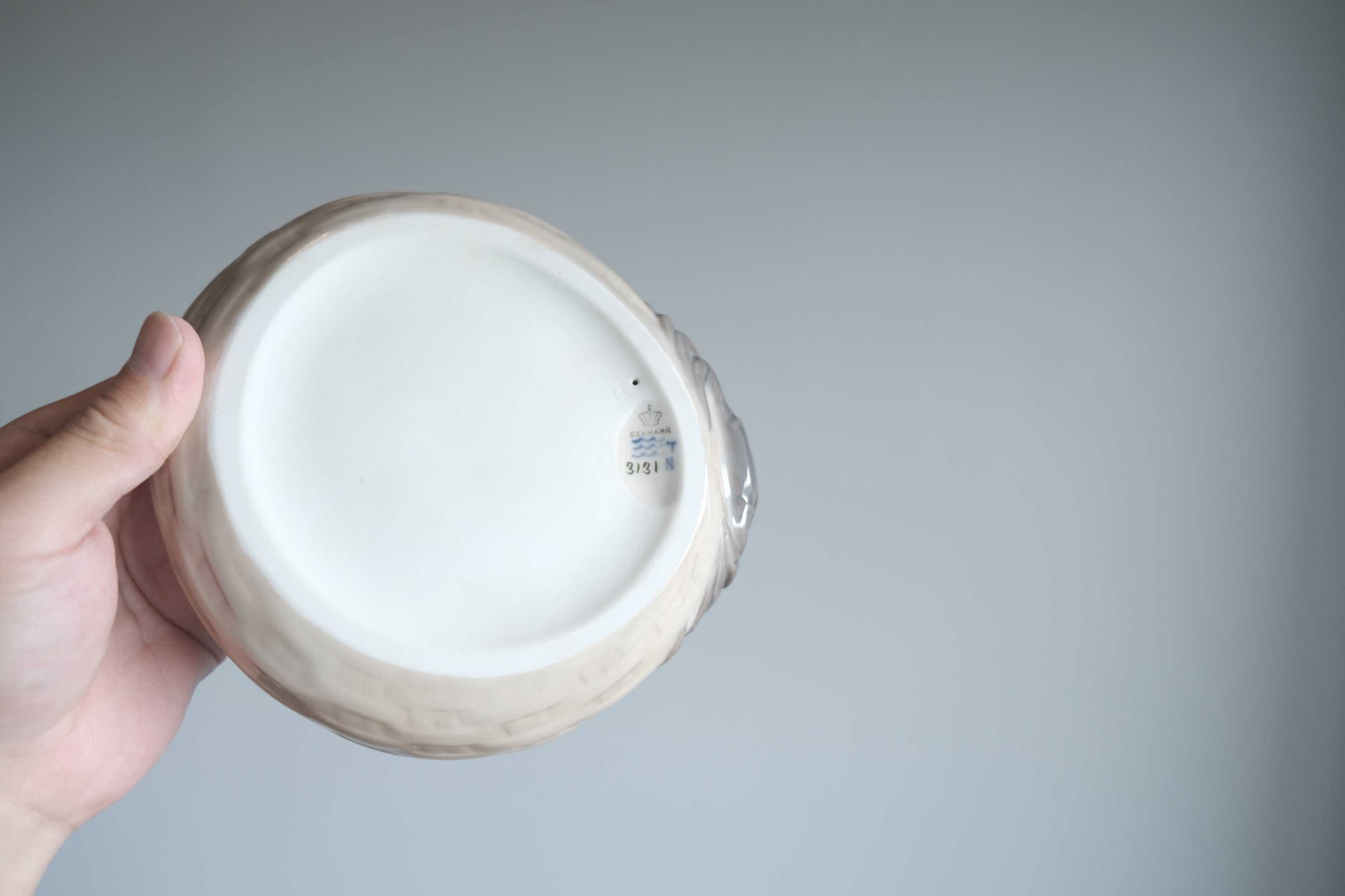 【未使用】ROYAL COPENHAGEN ロイヤルコペンハーゲン クラブディッシュ アールヌーボー 蟹モチーフ 北欧ヴィンテージ