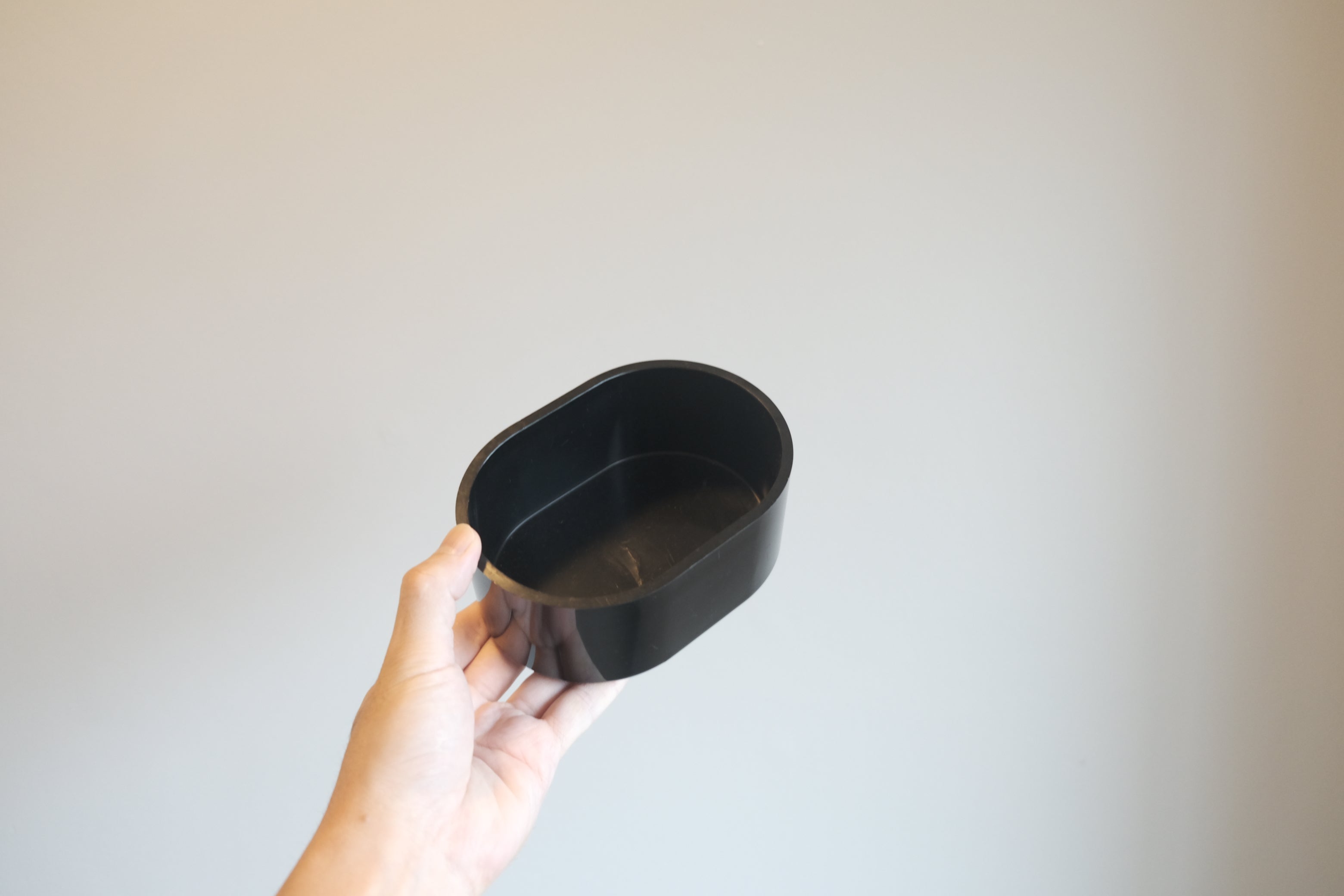 【未使用デッドストック】Kartell 4628 スタッキングコンテナ 黒｜Giotto Stoppinoデザイン｜イタリア製ヴィンテージボックス
