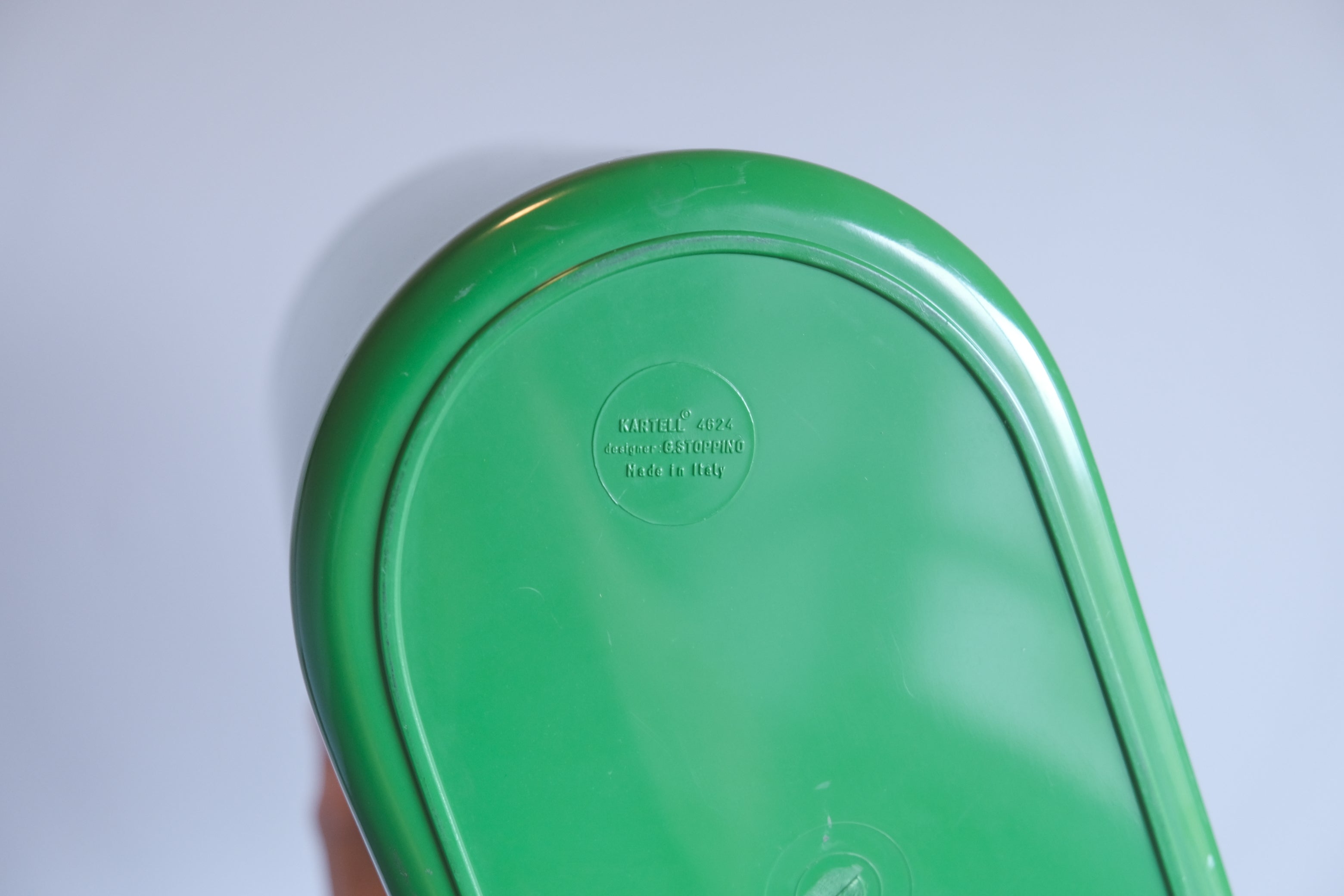 【未使用デッドストック】Kartell 4624 アイスバケット 緑｜Giotto Stoppinoデザイン｜イタリア製ヴィンテージ