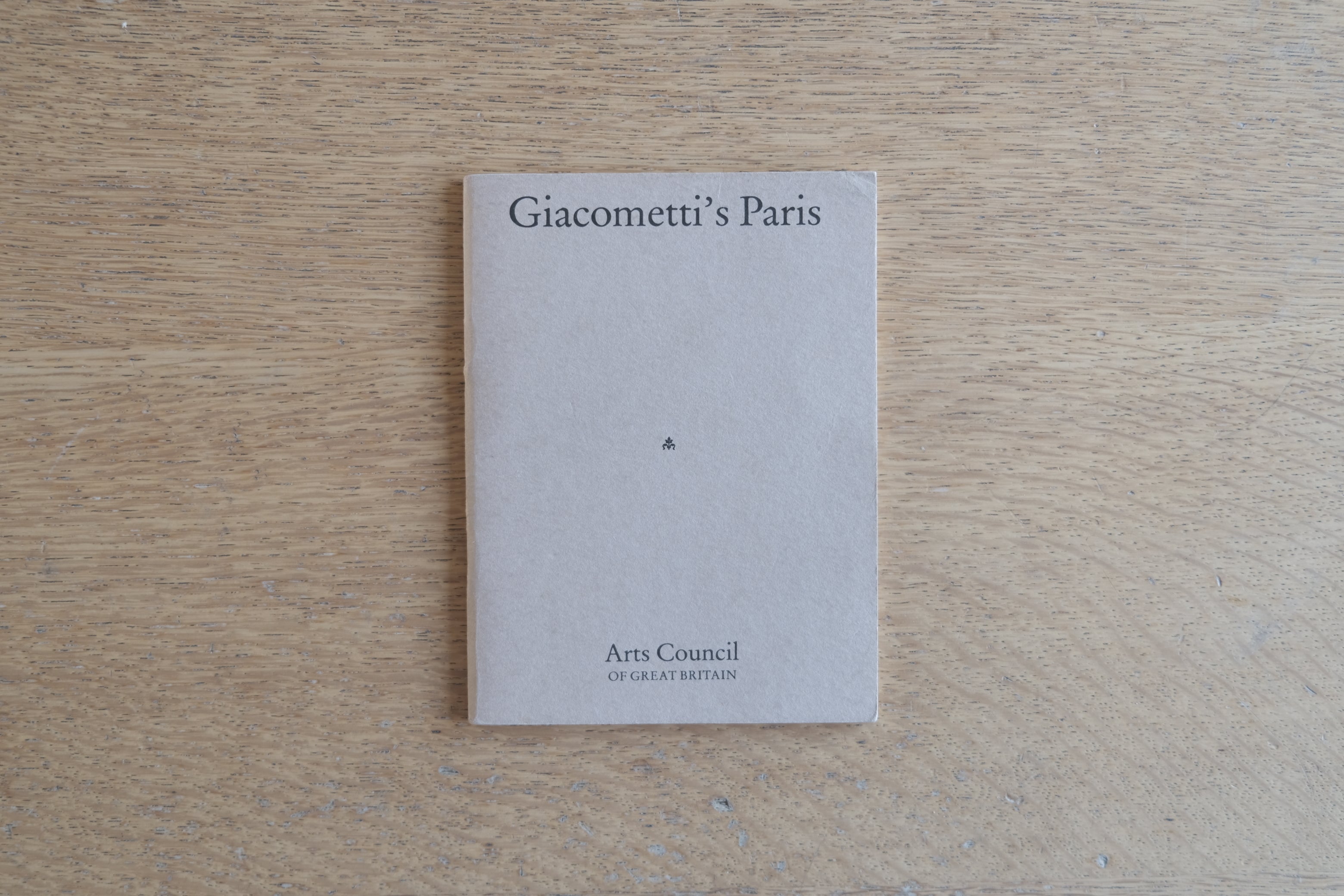 Giacometti’s Paris｜アネット・ジャコメッティより矢内原伊作へ──パリ・サン・ファンの記録（1980年刊 Arts Council of Great Britain）