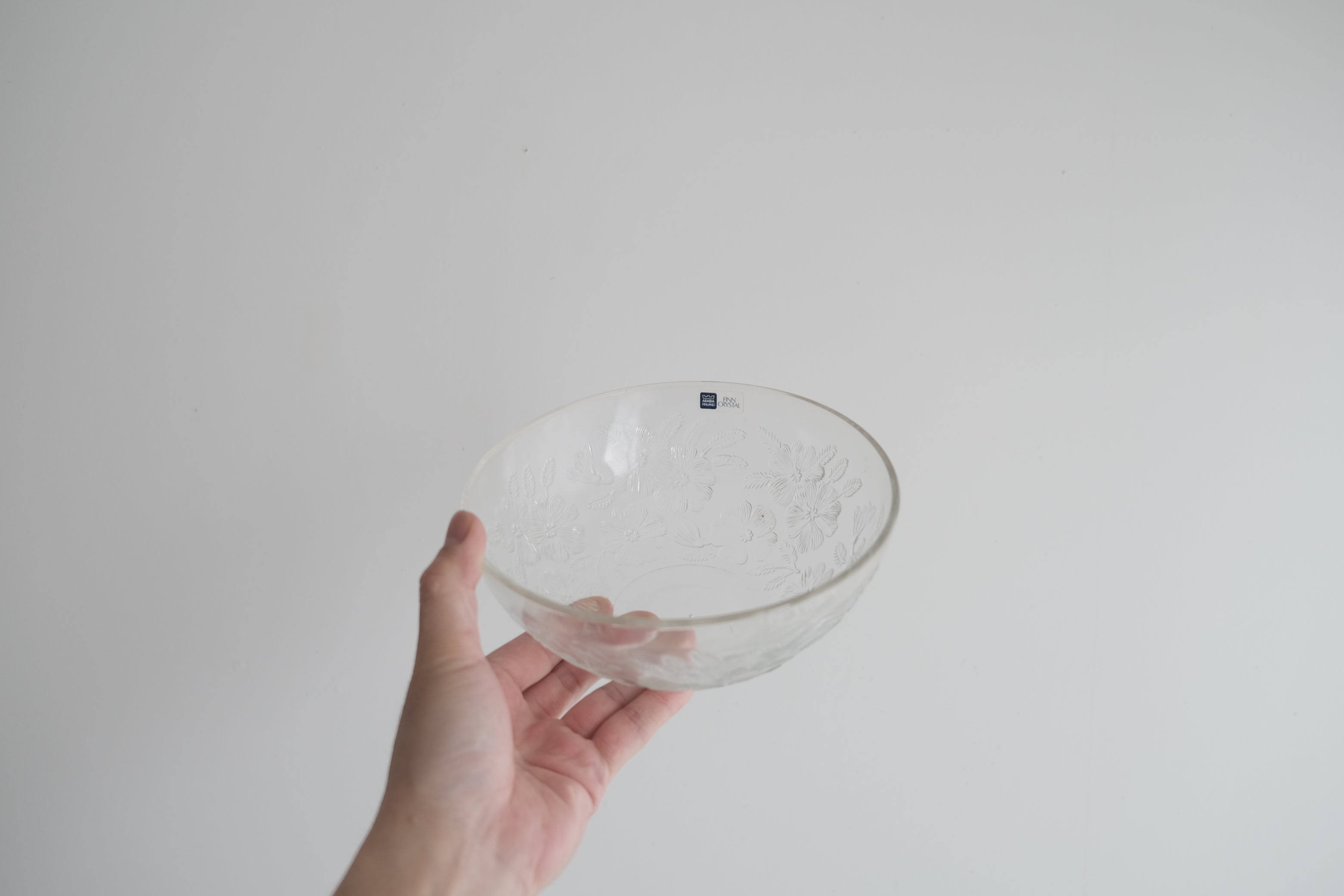 Rosita ボウル｜ARABIA × Kerttu Nurminen（1980s Finland Glass）