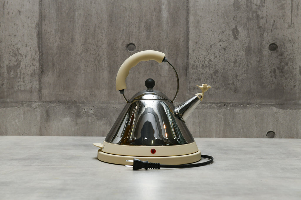 【未使用】オフィチーナ・アレッシィ OFFICINA ALESSI バードケトル Bird Kettle マイケル・グレイブス Michael  Graves エレクトリック 電気ポット MG32 WI/J Cassina カッシーナ