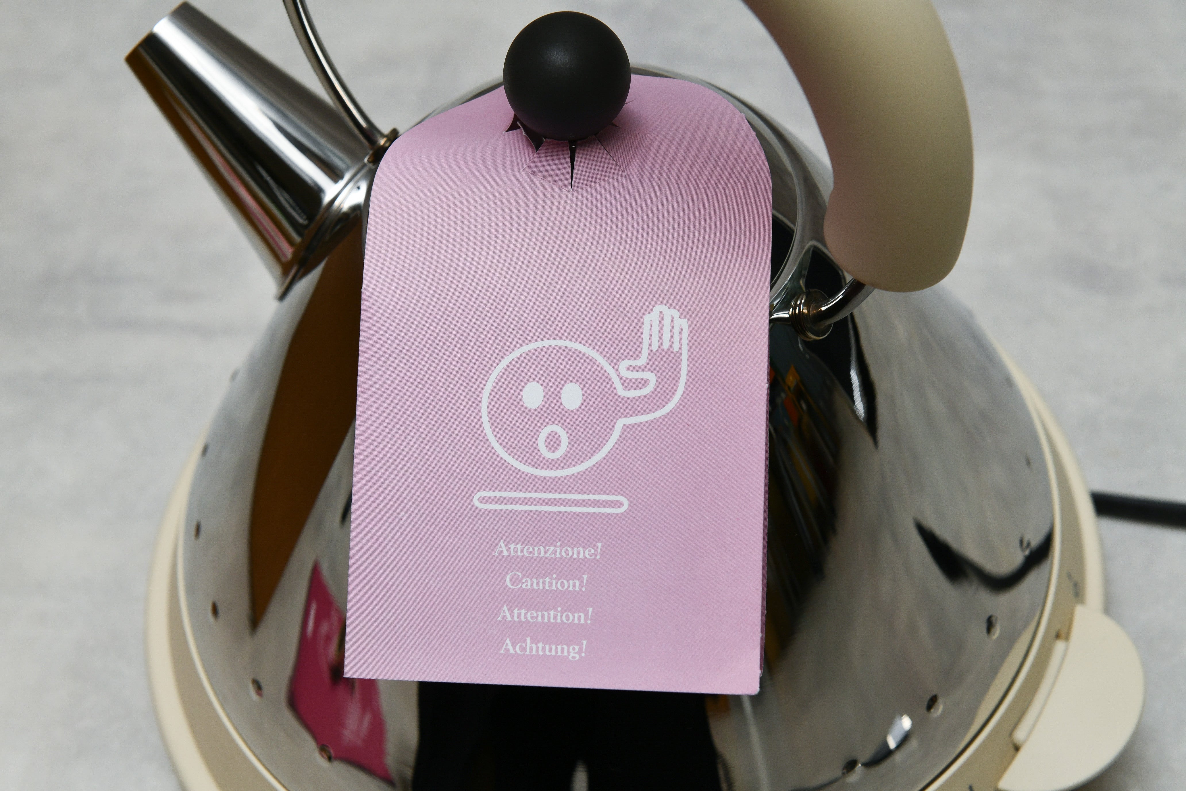 【未使用】オフィチーナ・アレッシィ OFFICINA ALESSI バードケトル Bird Kettle マイケル・グレイブス Michael Graves エレクトリック 電気ポット MG32 WI/J Cassina カッシーナ