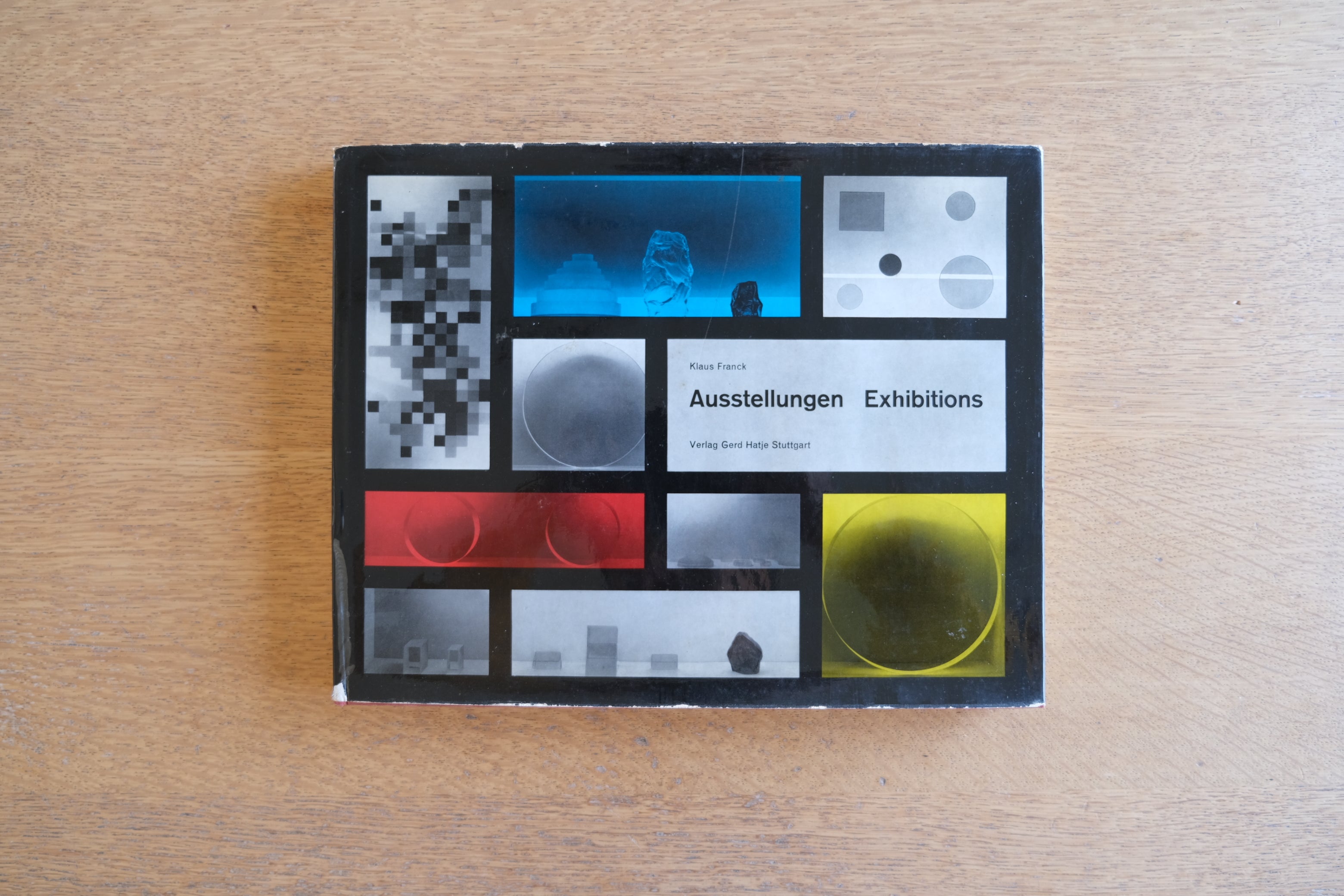 ［デザイン古書］ Klaus Franck Ausstellungen Exhibitions Verlag Gerd Hatie Stuttgart