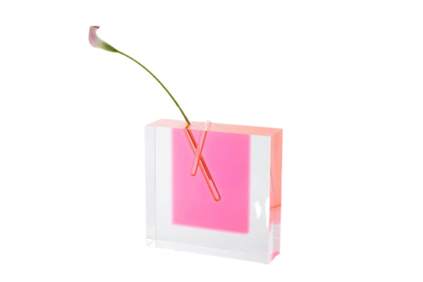 【新品】【現行品】倉俣史朗 フラワーベースダブル スパイラル Shiro Kuramata flower vase