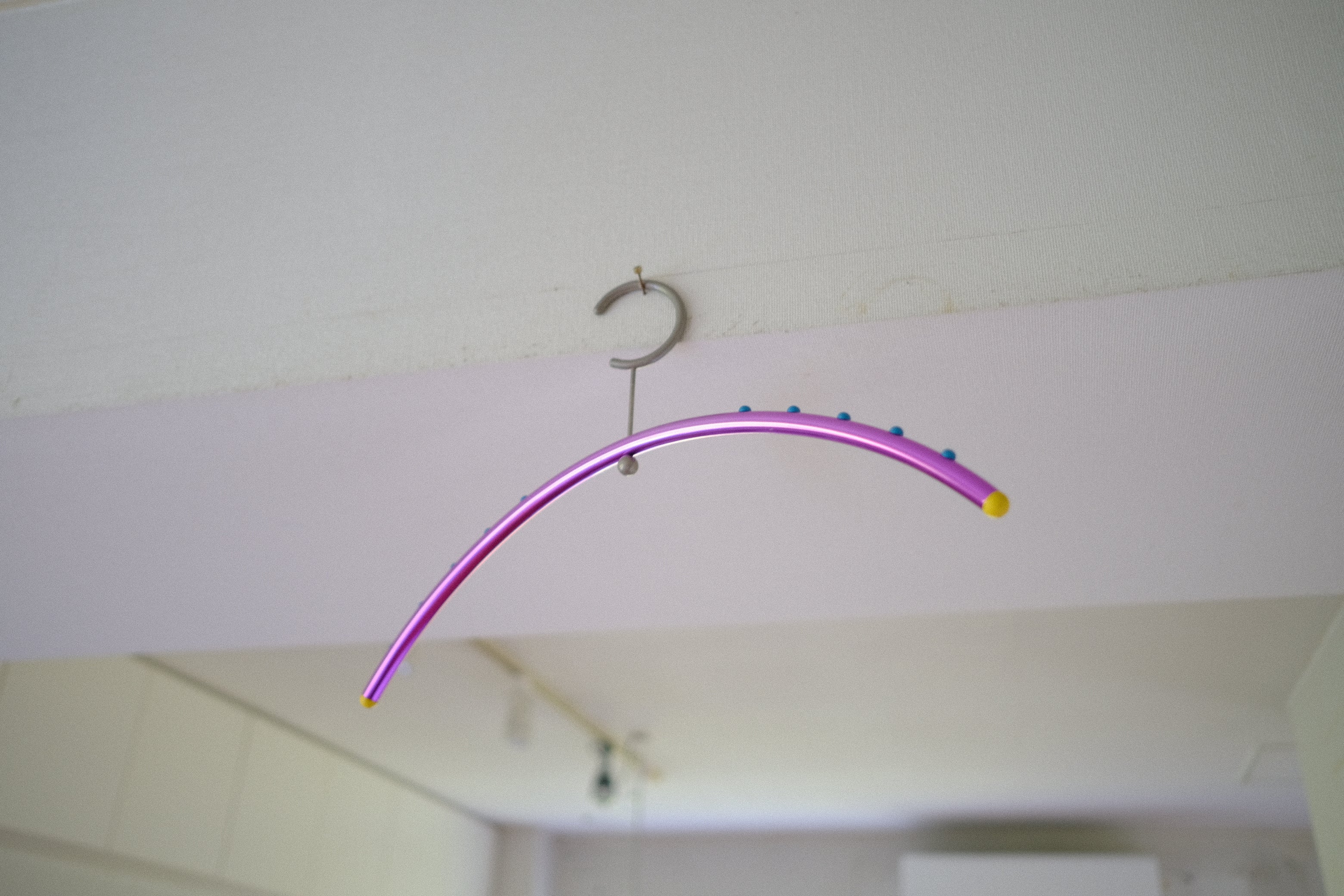 【紫色】Shiro Kuramata ALUMINIO Hanger 倉俣史朗 アルミーノ ハンガー