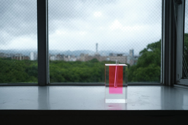 【新品】【現行品】倉俣史朗 フラワーベースシングル スパイラル Shiro Kuramata flower vase