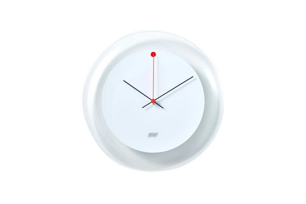 倉俣史朗 スパイラル 時計 風船 アクリル 透明 浮遊 2081-3 Shiro Kuramata Spiral Wall Clock White