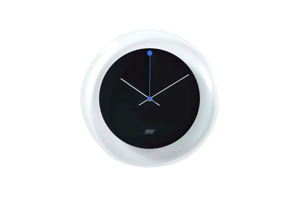 倉俣史朗 スパイラル 時計 風船 アクリル 透明 浮遊 2081-4 Shiro Kuramata Spiral Wall Clock Black