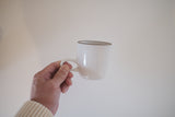 【未使用品】ヒースセラミック スタジオライン 陶器の白色マグカップ アメリカ カリフォルニア製 Heath Ceramics Studio Line white