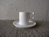 【白色】Masanori umeda ceramic coffee cup White [MUTSUGORO]1984 梅田正徳 コーヒーカップ ムツゴロウ