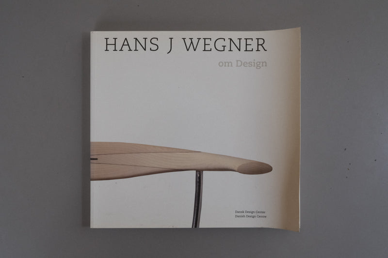【本】Hans J. Wegner om Design ハンスJウェグナーオンデザイン ペーパーバック