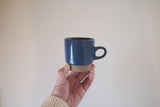 【未使用品】ヒースセラミック 陶器の青色マグカップ アメリカ カリフォルニア製 Heath Ceramics Stack Mug Rim Line blue