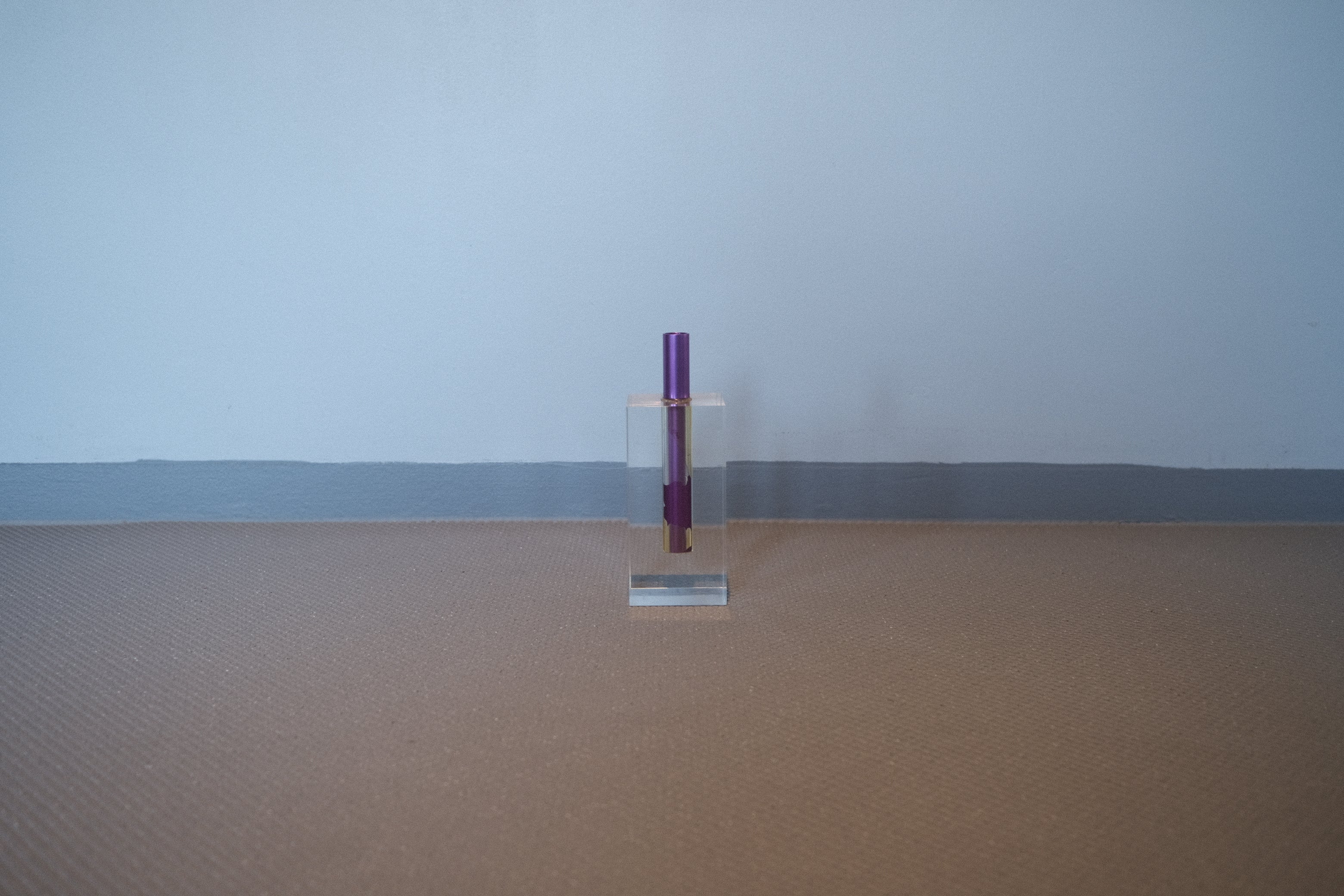 【ヴィンテージ】倉俣史朗 フラワーベース 紫色 Shiro Kuramata flower vase #01 Violet