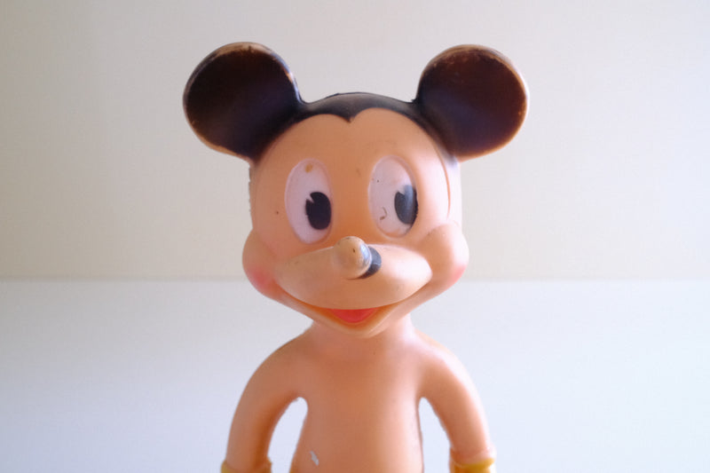 ヴィンテージ ミッキーマウス ドール ソフビ 人形 サンラバー VINTAGE 1950s Mickey Mouse Toy by Sun Rubber