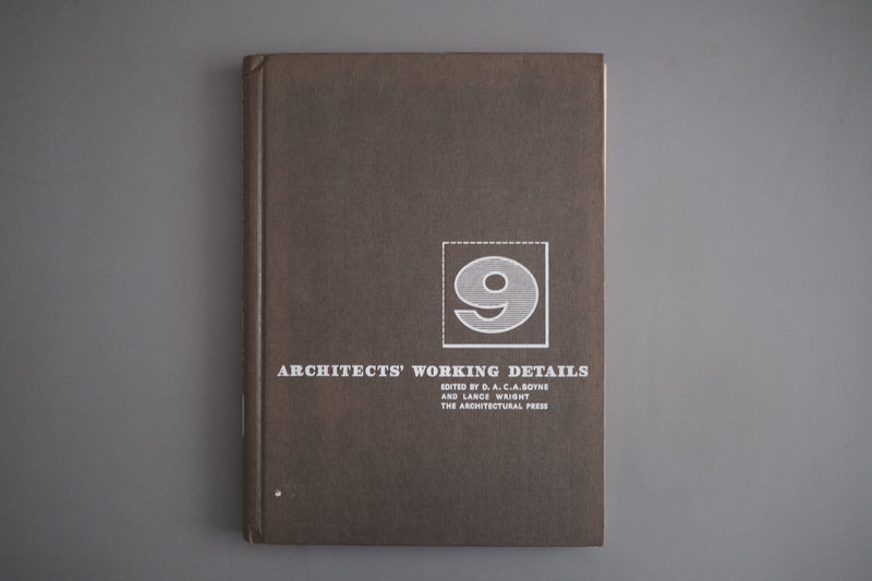 建築ディティール集 Architects' Working Details Vol 9 The Architects' Journal The Architectural Press